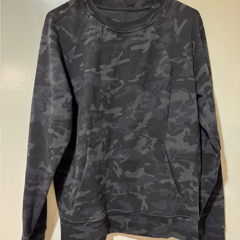 Lululemon Scuba Crew Incognito Camo Multi Grey